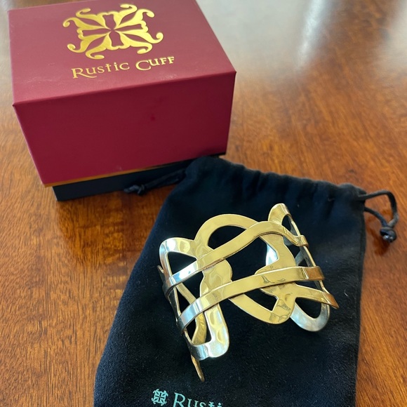 Rustic Cuff Jewelry - Rustic Cuff authentic gold lattice cuff